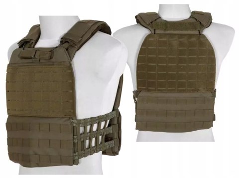 Kamizelka taktyczna typu plate carrier molle/laser-cut - oliwkowa