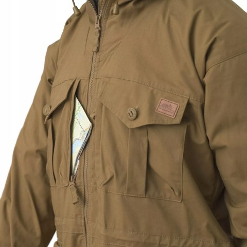 Kurtka wojskowa Helikon SAS Smock Duracanvas z kapturem Taiga Green
