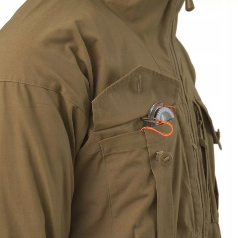 Kurtka wojskowa Helikon SAS Smock Duracanvas z kapturem Taiga Green