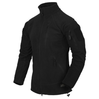 Bluza ALPHA TACTICAL - Grid Fleece - Czarna