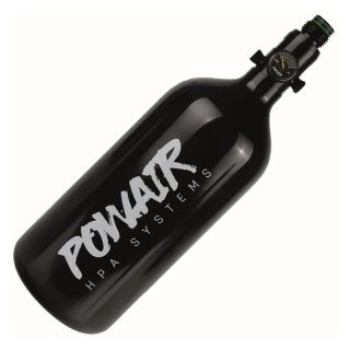 Cylinder PowAir HPA seria BASIC 48ci / 0,8 l - 3000 PSI - czarny