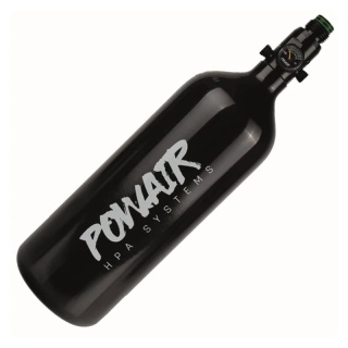 Cylinder PowAir HPA seria BASIC 62ci / 1 l - 3000 PSI - czarny