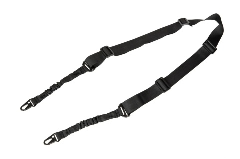 Dwupunktowy pas nośny Bungee z klipsem typu HK Dwupunktowy pas nośny Bungee z klipsem typu HK