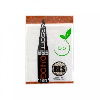 Kulki BLS BIO BBs 0,40g, 2500 kulek - białe