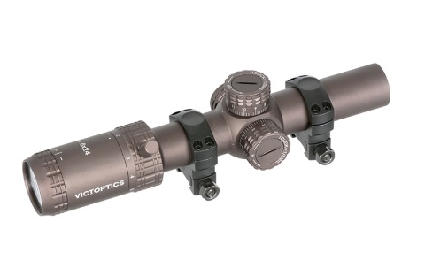 Luneta celownicza LPVO VictOptics S6 1-6x24 SFP - Burnt Brown Luneta celownicza LPVO VictOptics S6 1-6x24 SFP - Burnt Brown