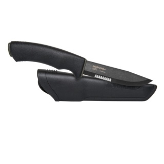 Nóż Morakniv® Bushcraft Black SRT - Stainless Steel - Czarny (ID 12491)