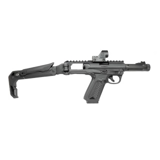 Zestaw RONI ze składaną kolbą AA do AAP-01 GBB - czarny