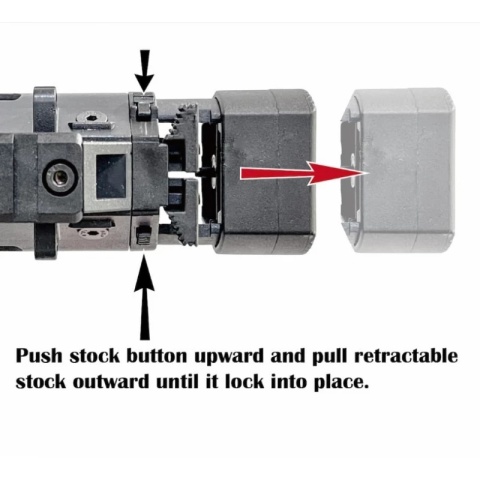 Konwersja repliki pistoletu maszynowego CTM AP7 SUB do AAP01 - czarny