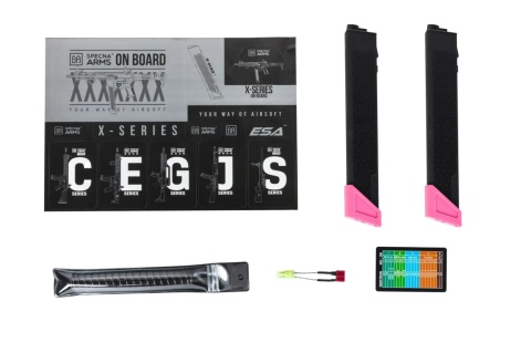 Karabinek ASG Specna Arms SA-FX01 FLEX™ BLDC™ HAL ETU Gen.2 Różowy