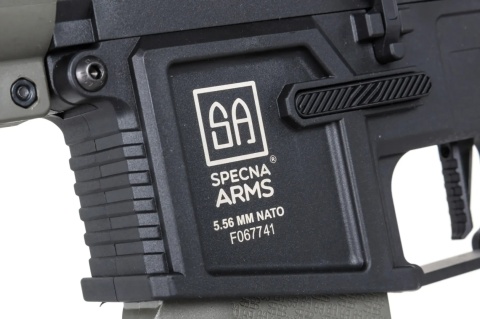 Karabinek ASG Specna Arms SA-F04-RL FLEX™ BLDC™ Light Ops Stock/ HAL ETU™ Gen. 2 Oliwkowy