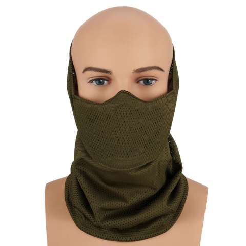 Maska Cygnus Armory Face Warrior Defender Olive