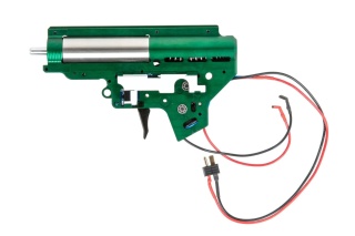 Kompletny Gearbox V2 Retro Arms z układem Leviathan V2 Optical Jefftron Green Edition