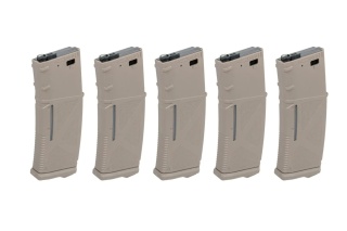 Magazynek Mid-Cap 130/ 30 kulek Arcturus EMM M4/M16 Variable-Cap do replik M4/M16 Flat Dark Earth (5 pack)