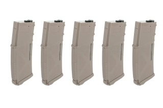 Magazynek Mid-Cap 130/ 30 kulek Arcturus EMM M4/M16 Variable-Cap do replik M4/M16 Flat Dark Earth (5 pack)