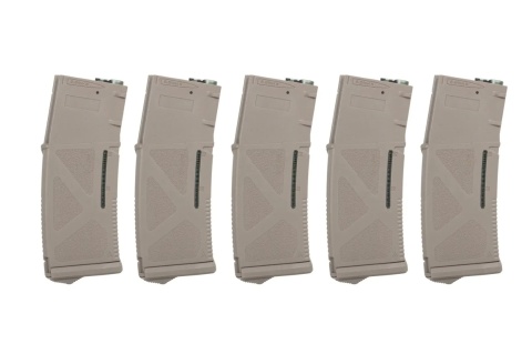 Magazynek Mid-Cap 130/ 30 kulek Arcturus EMM M4/M16 Variable-Cap do replik M4/M16 Flat Dark Earth (5 pack)