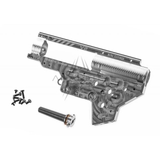 Skrzynia biegów GATE CNC aluminiowa EON V2 (8 mm) - srebrna