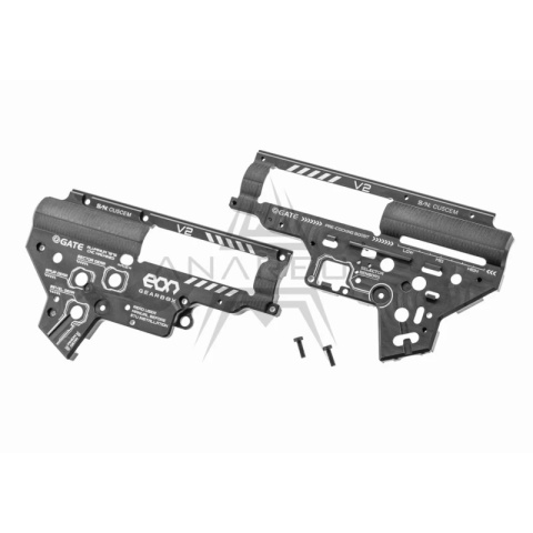 Skrzynia biegów GATE CNC aluminiowa EON V2 (8 mm) - szara