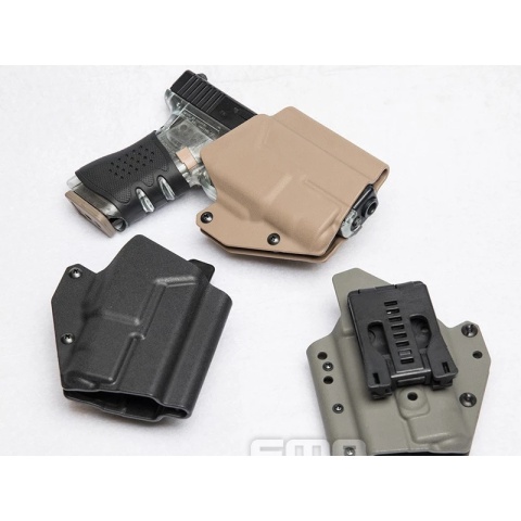 Kabura FMA low kydex (seria G z latarką ALPC), prawa - czarna