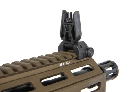 Karabinek ASG Specna Arms Daniel Defense® RIS III 10,5'' SA-P27 PRIME™ Aster II ETU z silnikiem bezszczotkowym Chaos Bronze
