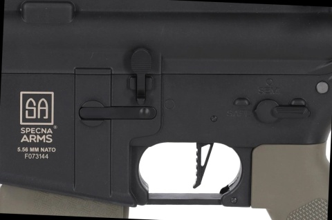 Karabinek ASG Specna Arms SA-F03 FLEX™ Light Ops Stock HAL ETU Gen.2 Oliwkowy