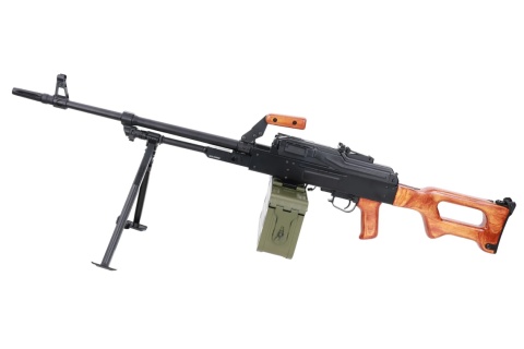 Karabin maszynowy ASG Specna Arms x A&K SA-PKM EDGE™ z drewnianymi elementami Hot Deal