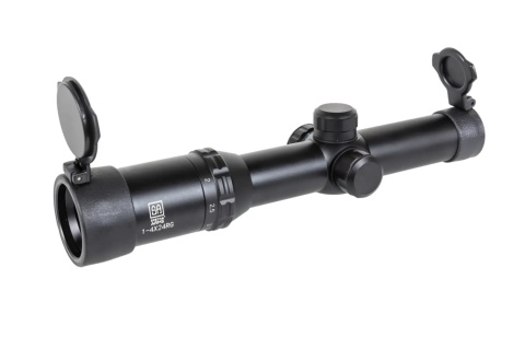 Luneta Specna Arms CORE™ Rifle Scope 1-4X24RG Czarna