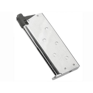 Magazynek TM do nabojów Marui DETONICS .45 GBB, 18 kulek - srebrny