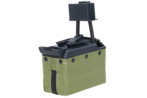 Magazynek typu box 1500 kulek Specna Arms x A&K do M249 Ranger Green