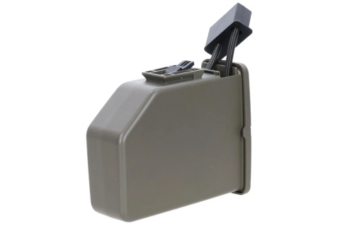 Magazynek typu box 2500 kulek Specna Arms x A&K do M249 Ranger Green