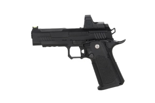 Pistolet ASG Arcturus Vanguard 4.3" Hi-Capa GBB Optics Ready z kolimatorem ARS-1 Czarny