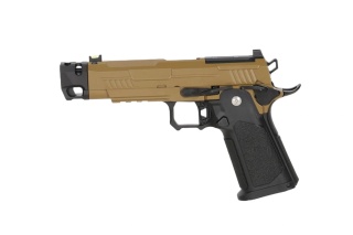 Pistolet ASG Arcturus Vanguard 4.3" Hi-Capa GBB Optics Ready z kompensatorem Half-Tan