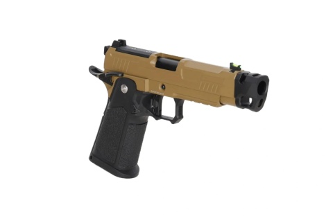 Pistolet ASG Arcturus Vanguard 4.3" Hi-Capa GBB Optics Ready z kompensatorem Half-Tan