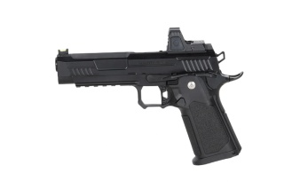 Pistolet ASG Arcturus Vanguard 5" Hi-Capa GBB Optics Ready z kolimatorem ARS-1 Czarny