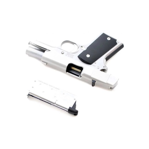 Pistolet gazowy TM GBB Detonics.45 - srebrny