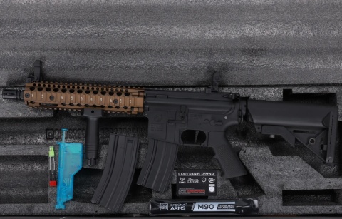 Colt x Daniel Defense MK18 SA-E19 EDGE Gen.2 Karabin szturmowy AEG 10.5" - Chaos Bronze