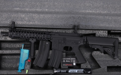 Colt x Daniel Defense MK18 SA-E19 EDGE Gen.2 Karabin szturmowy AEG 10.5" - Czarny
