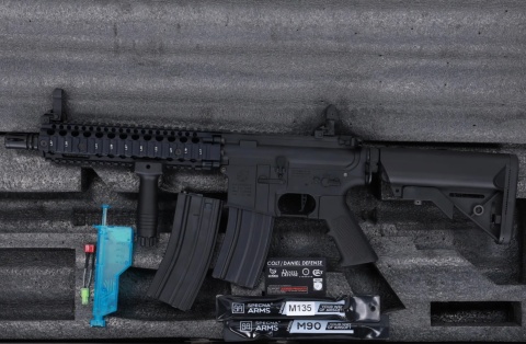 Colt x Daniel Defense MK18 SA-P19 PRIME BLDC Karabin szturmowy AEG 10.5" - Czarny