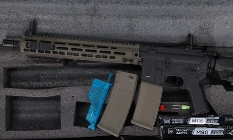 Specna Arms M4/AR15 SA-P30 PRIME BLDC Karabin szturmowy AEG 14" - Oliwkowy