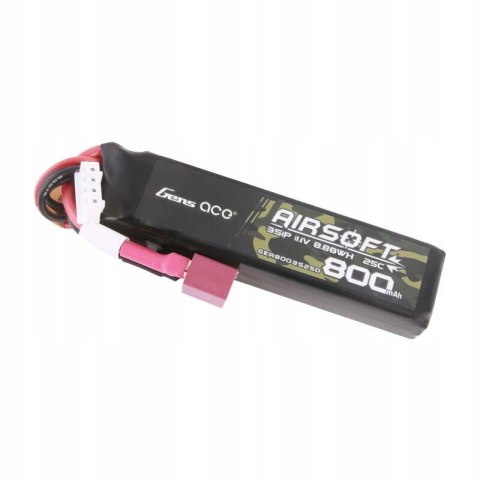 Akumulator Li-Po Gens Ace 25C 800mAh 3S1P 11.1V Akumulator Li-Po Gens Ace 25C 800mAh 3S1P 11.1V