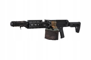 Replika lekkiego karabinu maszynowego AQUILA VII LMG - czarna