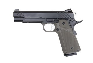 Replika pistoletu KP-05 (green gas) - oliwkowa KJW