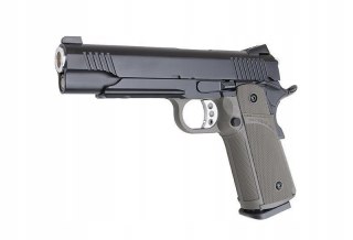 Replika pistoletu KP-05 (green gas) - oliwkowa KJW