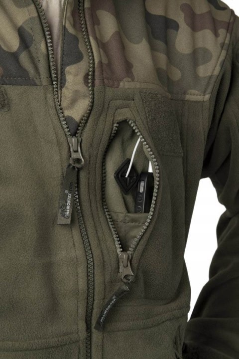 Bluza Polar Helikon-Tex INFANTRY - Fleece - Olive Green/PL Woodland