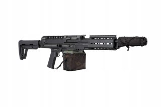Replika lekkiego karabinu maszynowego AQUILA VII LMG - czarna