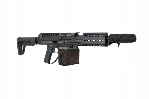 Replika lekkiego karabinu maszynowego AQUILA VII LMG - czarna