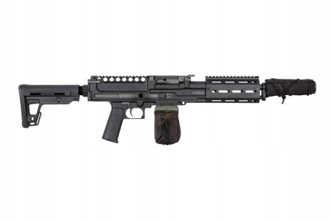 Replika lekkiego karabinu maszynowego AQUILA VII LMG - czarna