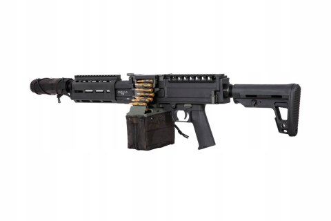 Replika lekkiego karabinu maszynowego AQUILA VII LMG - czarna