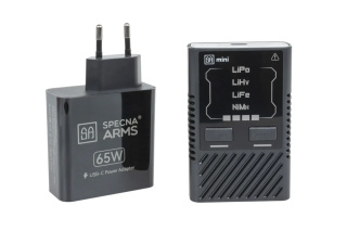 Mini ładowarka iMars G-Tech Specna Arms x Gens Ace USB-C z zasilaczem 65W