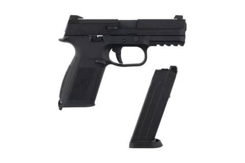 Replika pistoletu FN FNS-9 BAX - czarna Replika pistoletu FN FNS-9 BAX - czarna