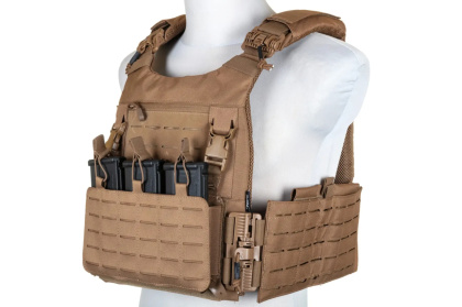 Kamizelka Taktyczna typu Plate Carrier Specna Arms Satac Tactical QR Tan